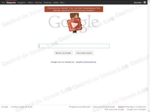 Doodle Google 14 Febrero 2012
